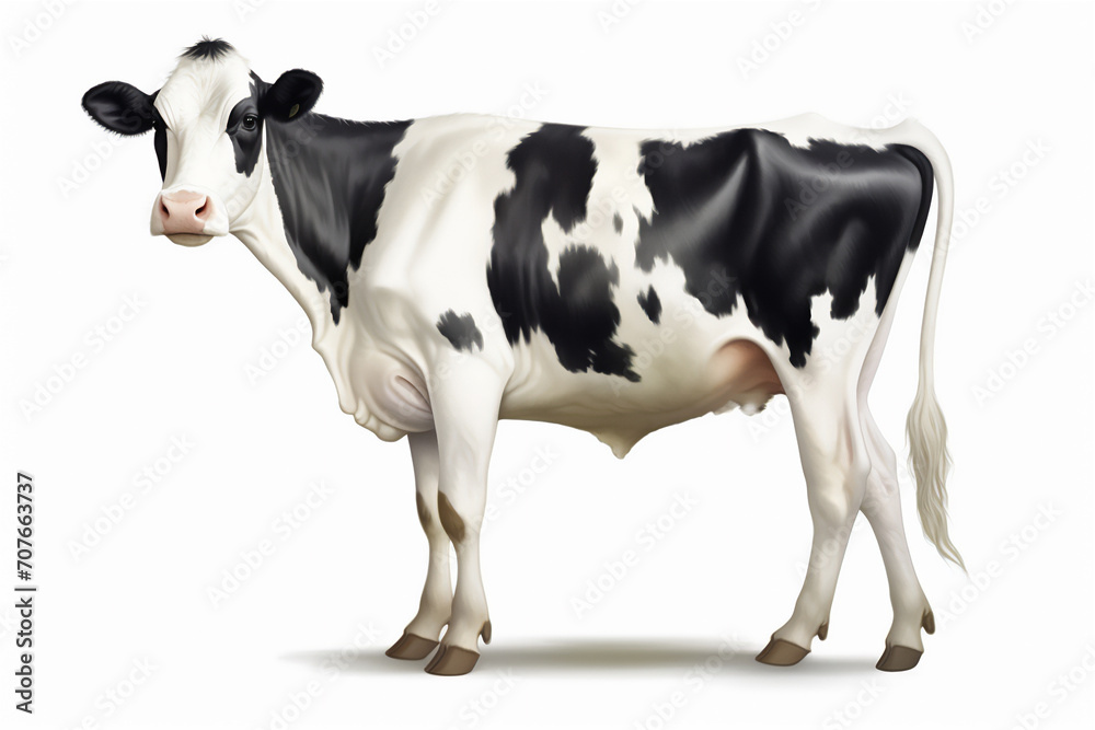 cow isolated on white cow isolated on white