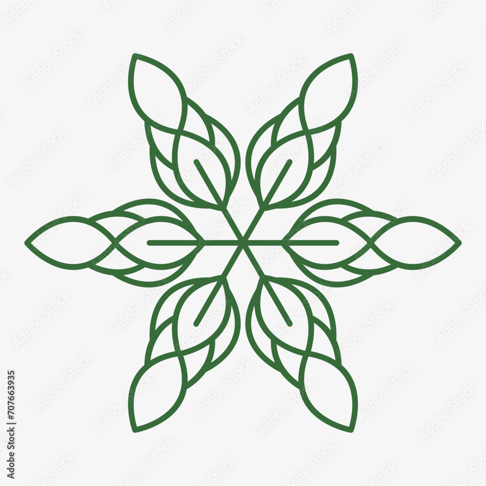 abstract floral ornament abstract floral ornament