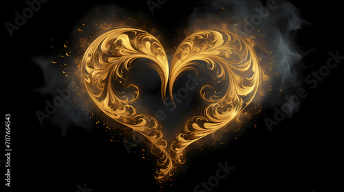 Vibrant Valentine's Day background with red hearts