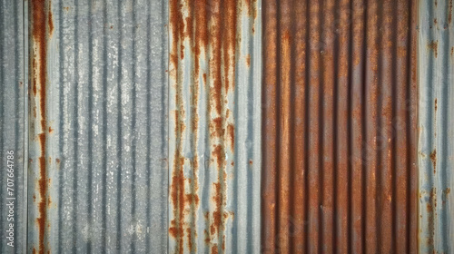 old rusted textured corrugated sheet background, Old zinc wall texture background. Rusted galvanized ,  texture surface of rusty on galvanize metal  photo