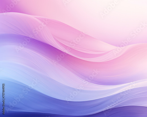 Abstract Design: Blue Wave of Light, Bright and Futuristic Graphic Illustration on Gradient Line Wallpaper