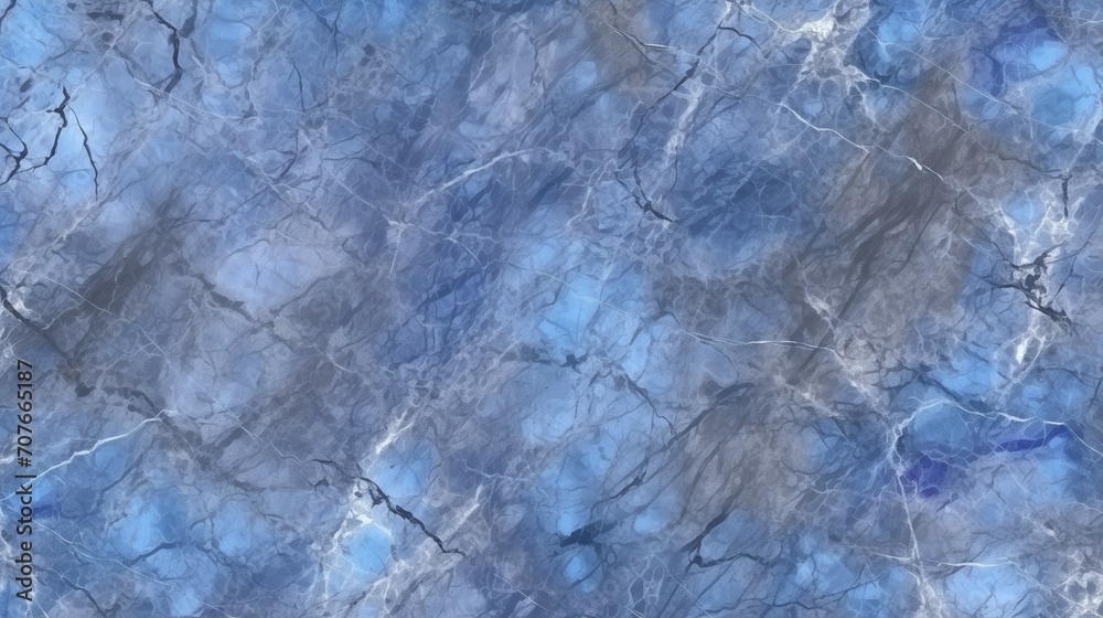 Obraz premium Serene Blue Marble Backdrop Texture