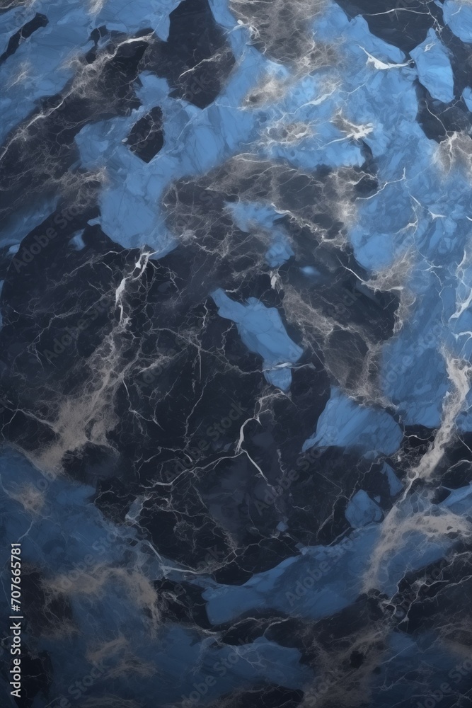 Obraz premium Abstract Blue Marble Background Wallpaper Backdrop