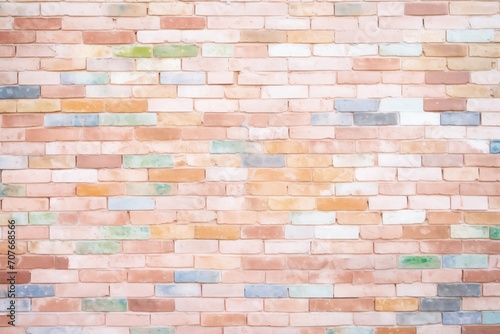 muted pink brick wall for pastel use