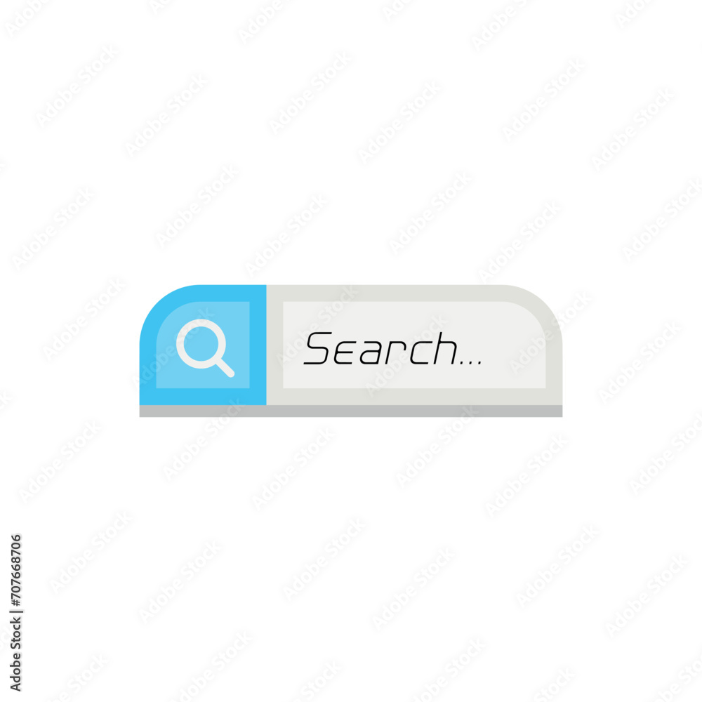 Vector internet browser search engine search bar for ui mobile app search address and navigation bar Vector internet browser search engine search bar for ui mobile app search address and navigation bar