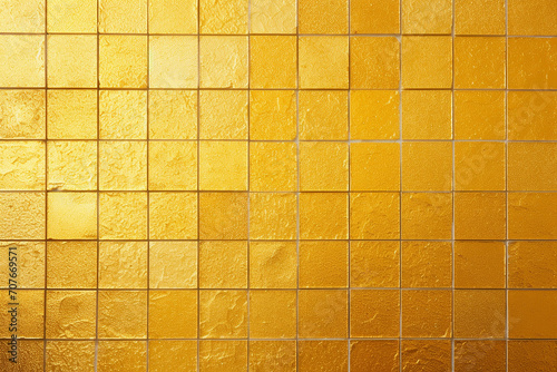  Gold Yellow Square Mosaic Tiles for Ceramic