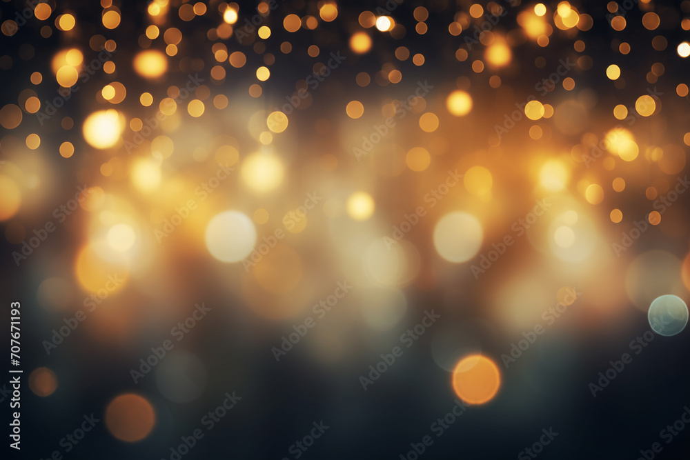Dark Blurred Christmas Lights Background Dark Blurred Christmas Lights Background