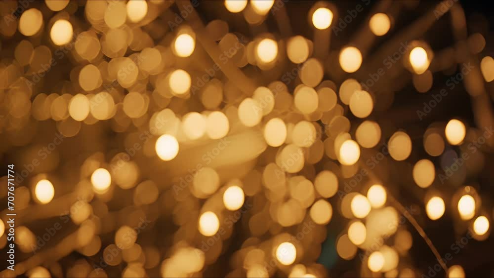 Golden beams of light dance across the luxurious interior, courtesy of intricately designed lighting fixtures resembling shooting stars against a dark, starry backdrop. Golden beams of light dance across the luxurious interior, courtesy of intricately designed lighting fixtures resembling shooting stars against a dark, starry backdrop.