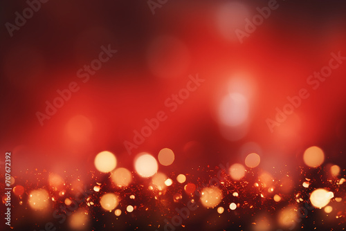 Red Holiday Abstract Christmas Background