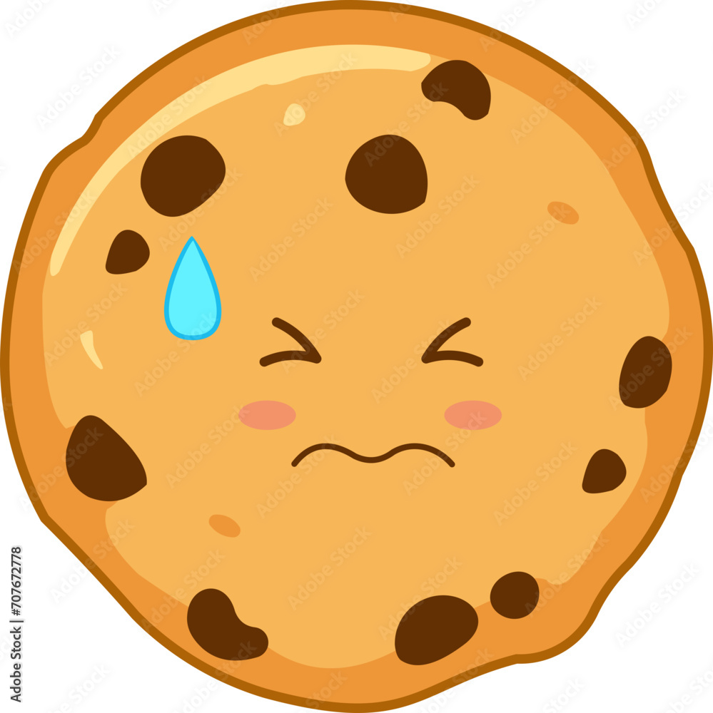 Cute Kawaii Cookie Cartoon Character Cute Kawaii Cookie Cartoon Character