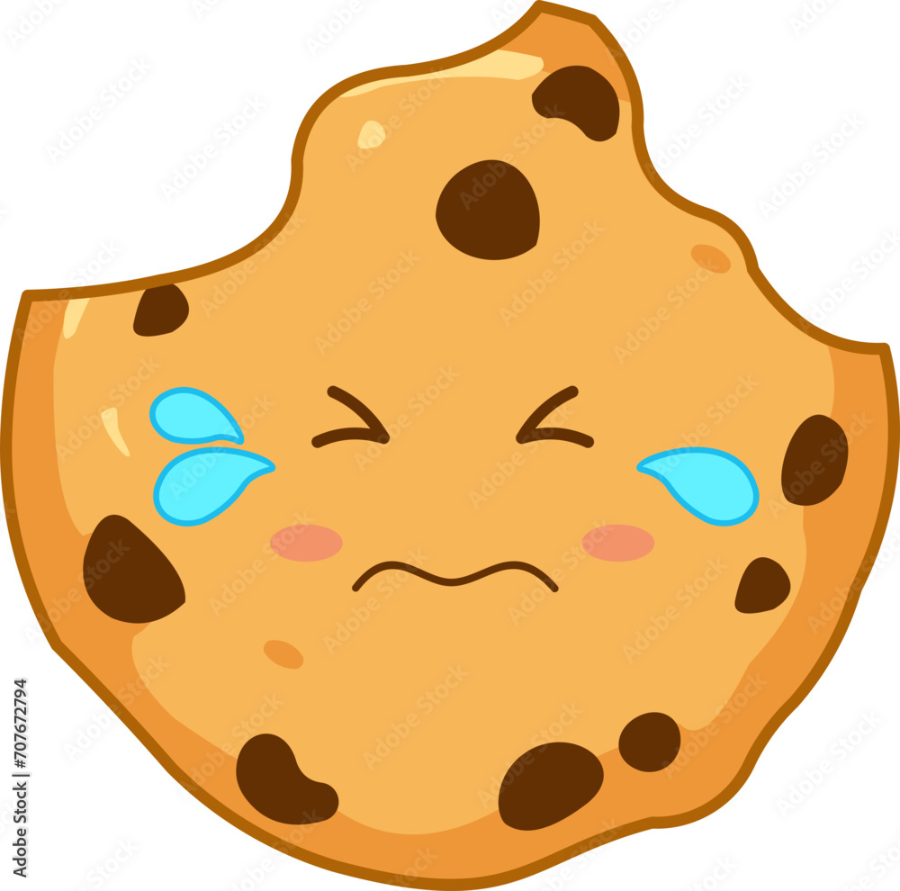 Cute Kawaii Cookie Cartoon Character Cute Kawaii Cookie Cartoon Character