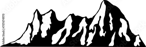 Mountain Silhouette Illustration