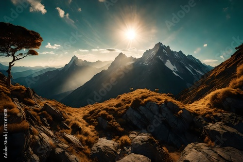 sunrise in the mountains © muhammad