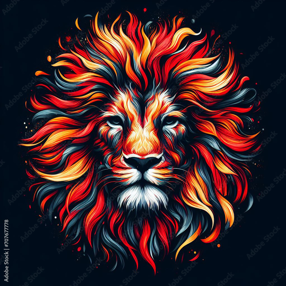 Abstract Lion: Unleashing the Power and Majesty of the King of Beasts