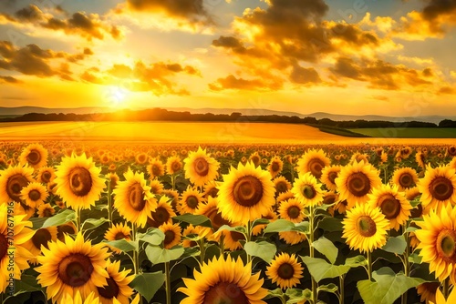 sunflowers in the field