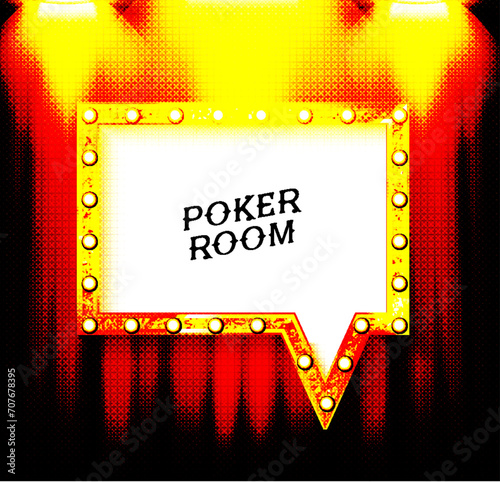 Poker table with