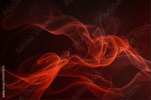 Red abstract light smoke background