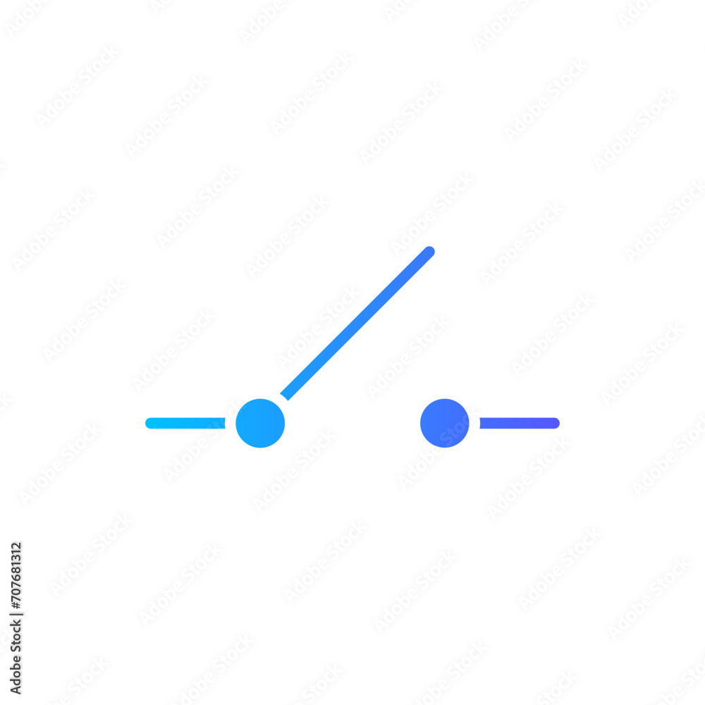 electrical switch gradient icon electrical switch gradient icon