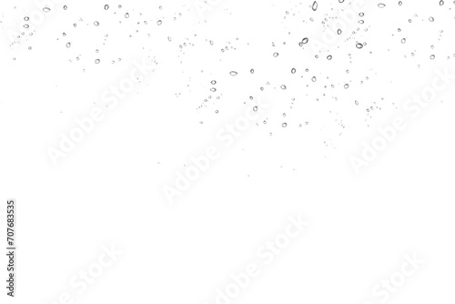 Water drops raindrops rainy mist small droplets drops on transparent transparent background