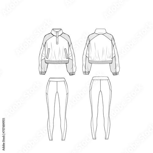 Women Training set retro style