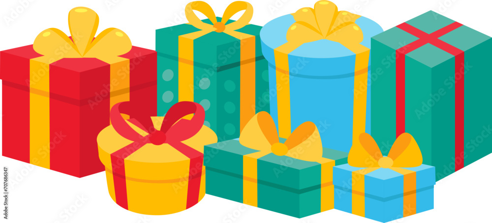 Gift Boxes Illustration