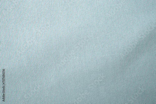 Close up of blue clean canvas, pattern fabric texture close up, pattern template backdrop