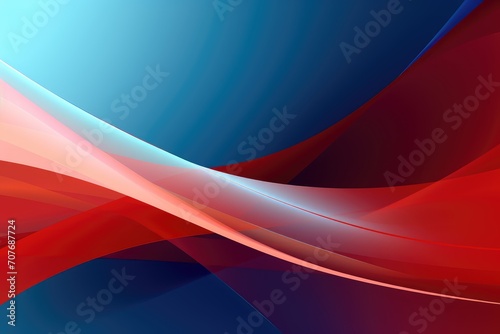 Abstract watercolor background with blue and red splashes with place for your text, for awareness Day, Week or Month