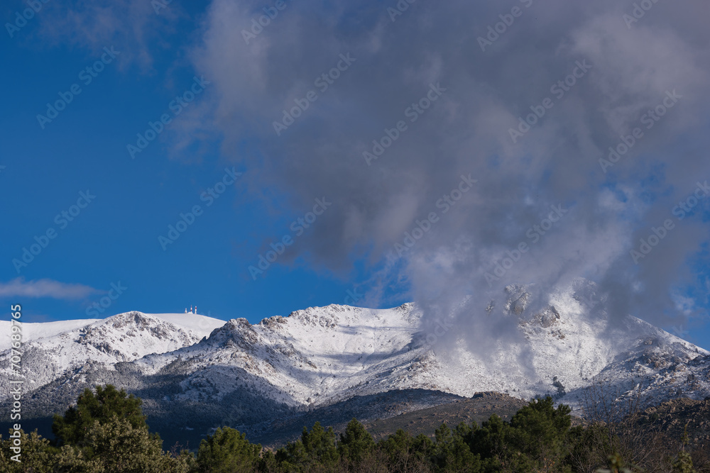 ...landscape, mountains, view, nature, nature, spain, madrid, si