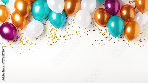 Celebration Extravaganza: Colorful Party Balloons