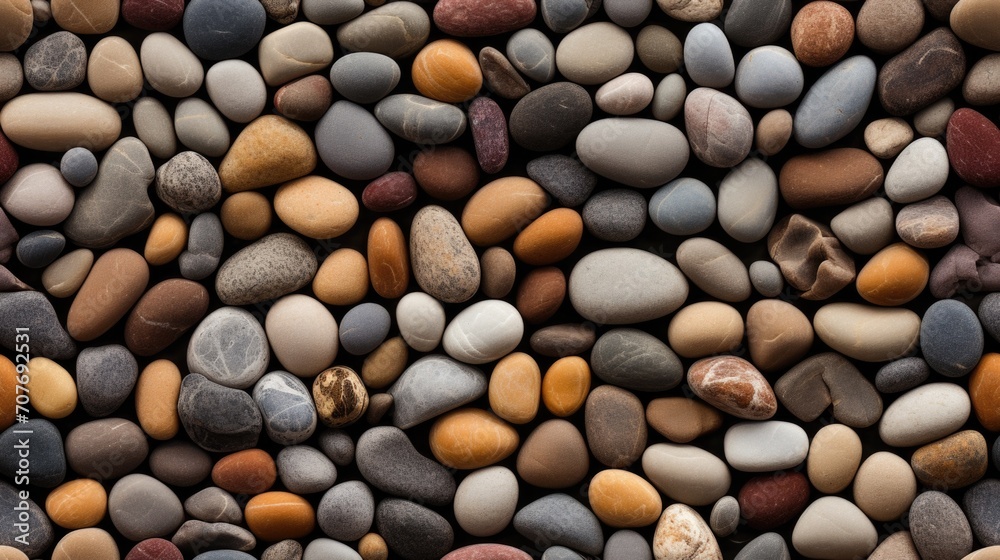 Pebbles stone seamless pattern. Repeated background of construction material. Pebbles stone seamless pattern. Repeated background of construction material.