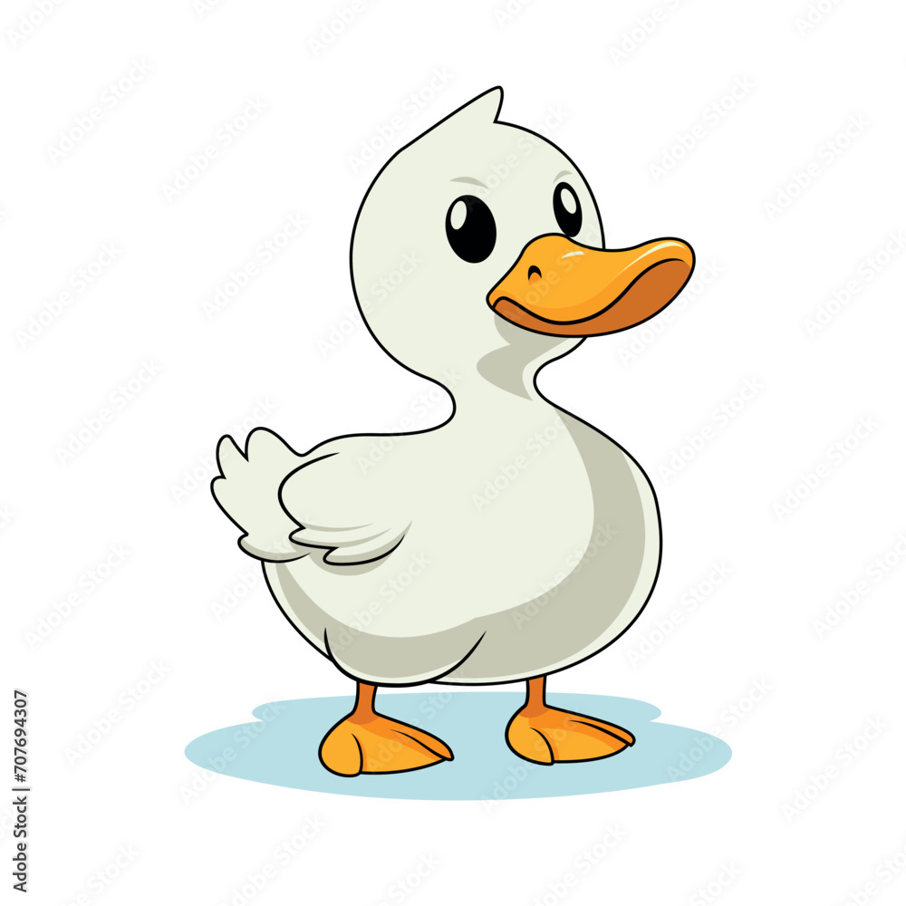 duck cartoon vector illustration duck cartoon vector illustration