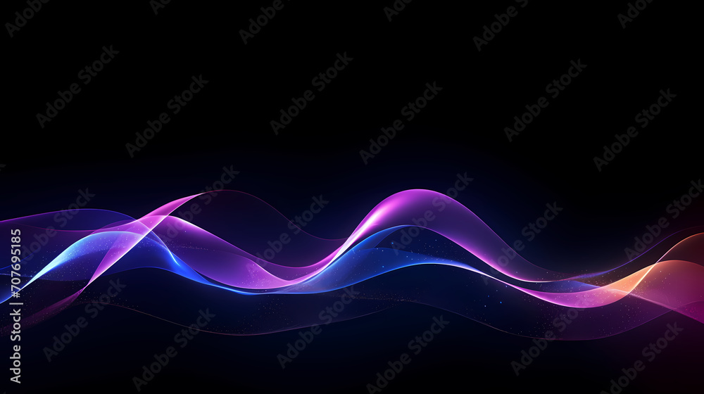 Future technology lines background and light effects, technological background material Future technology lines background and light effects, technological background material