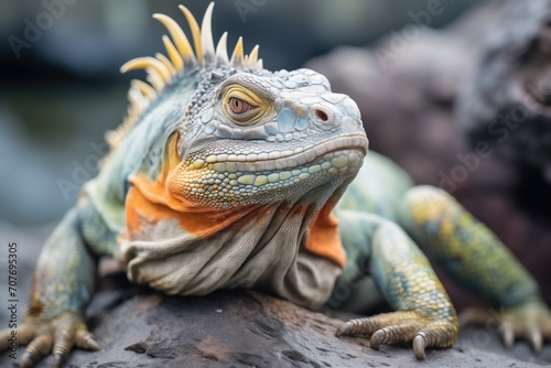 iguana on cool rocks © Natalia