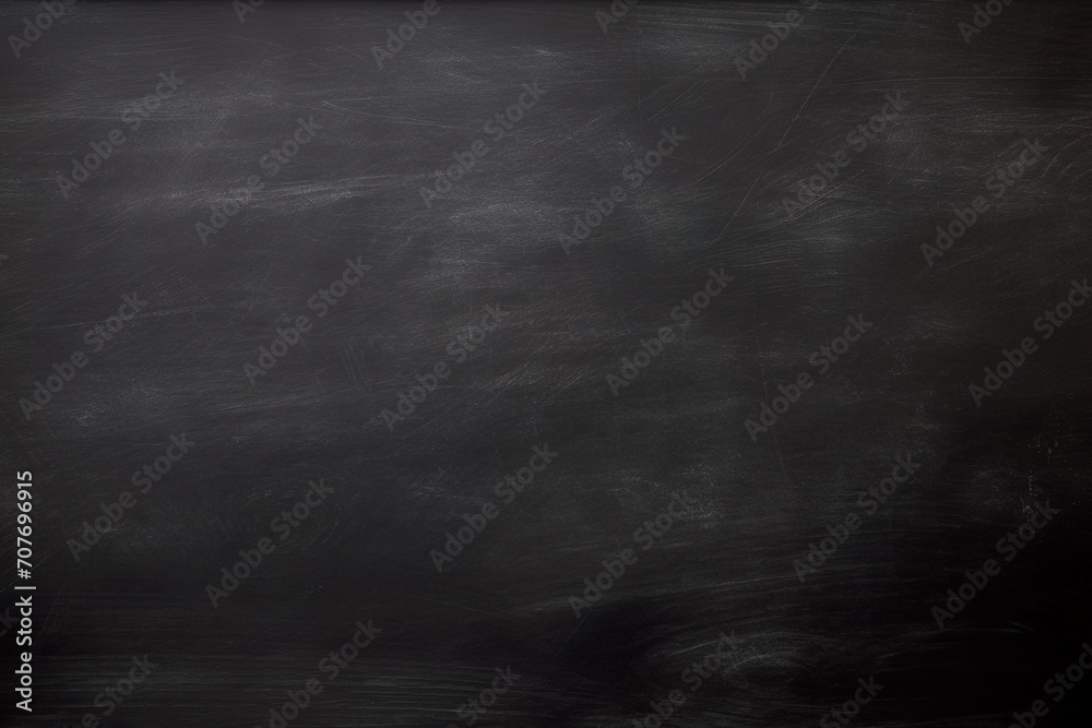 Blackboard texture and black background, copy space horizontal wall