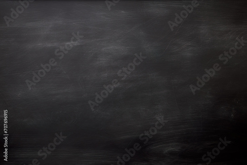 Blackboard texture and black background, copy space horizontal wall