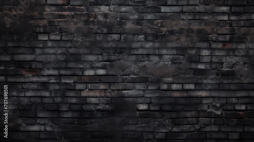 Urban Mystique: Black Brick Backdrop
