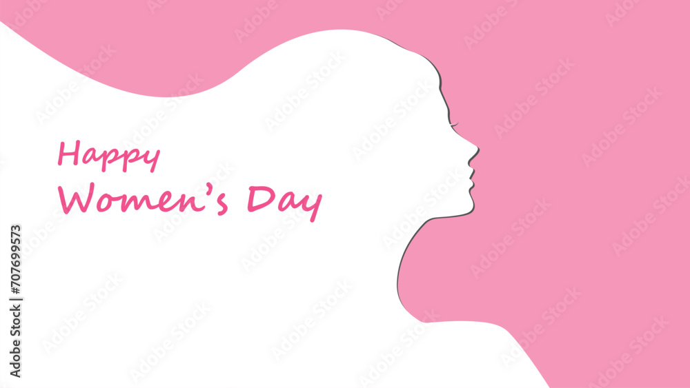 Women day themed poster background