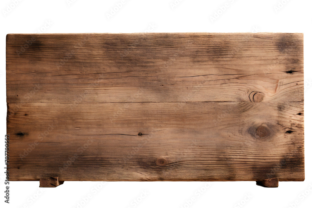 Piece of wood empty sign with transparent background Generative AI Piece of wood empty sign with transparent background Generative AI
