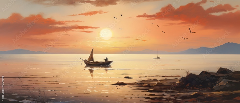 Fisherman, ships, boat, sea landscape: a set of oil paintings inspired by the beauty and diversity of the ocean Fisherman, ships, boat, sea landscape: a set of oil paintings inspired by the beauty and diversity of the ocean