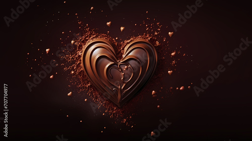 Vibrant Valentine's Day background with red hearts