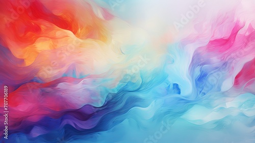 Fresh and beautiful colors abstract background with gradient and swirl patterns photo