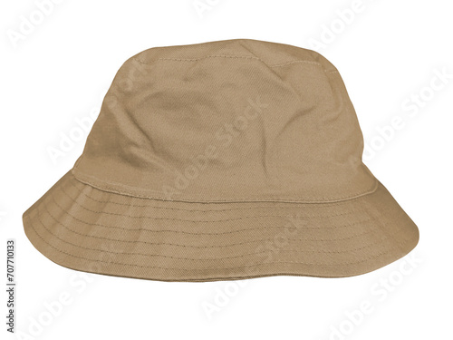 brown bucket hat PNG transparent