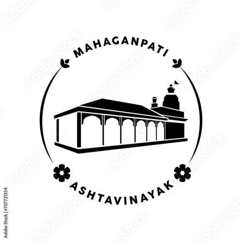 Mahaganpati temple icon. photo