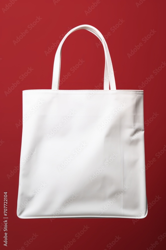 white tote bag isolated red background white tote bag isolated red background