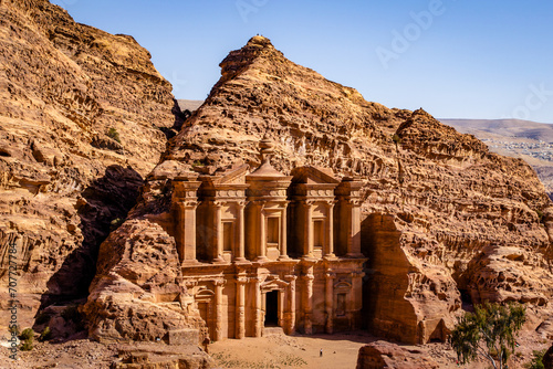 A full view of Petra Jordan