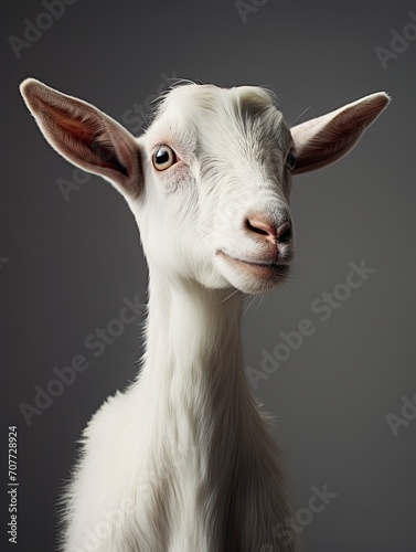 White Saanen Goat: Beautiful Farm Animal and Dairy Delight