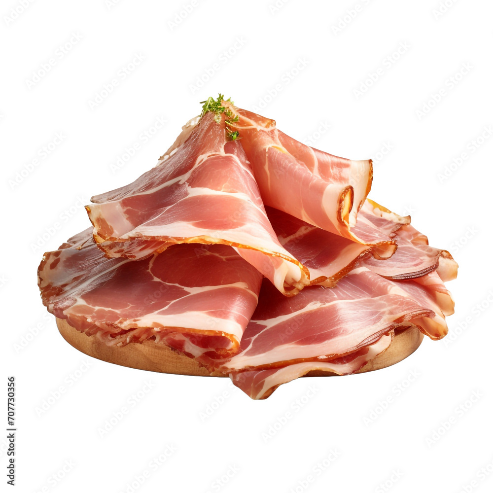 Jambon isolated on transparent background Jambon isolated on transparent background