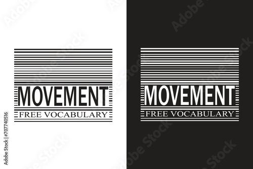Moment typography tshirt design photo