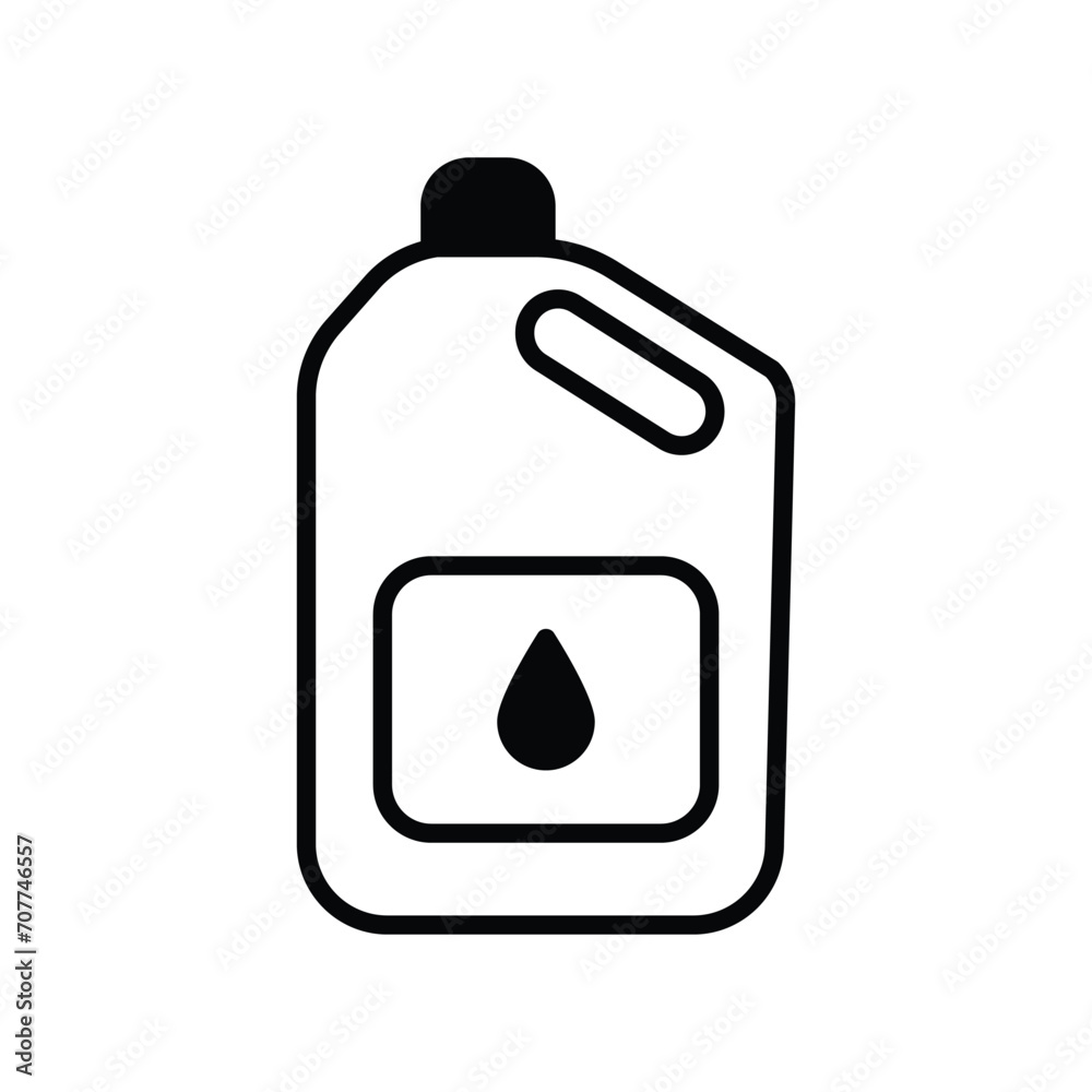 oil can icon with white background vector stock illustration oil can icon with white background vector stock illustration