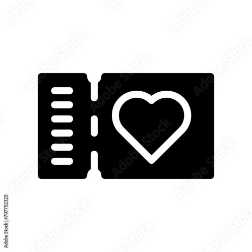 heart glyph icon